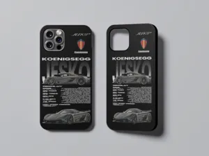KOENIGSEGG JESKO BLACK Custom iPhone Case Series